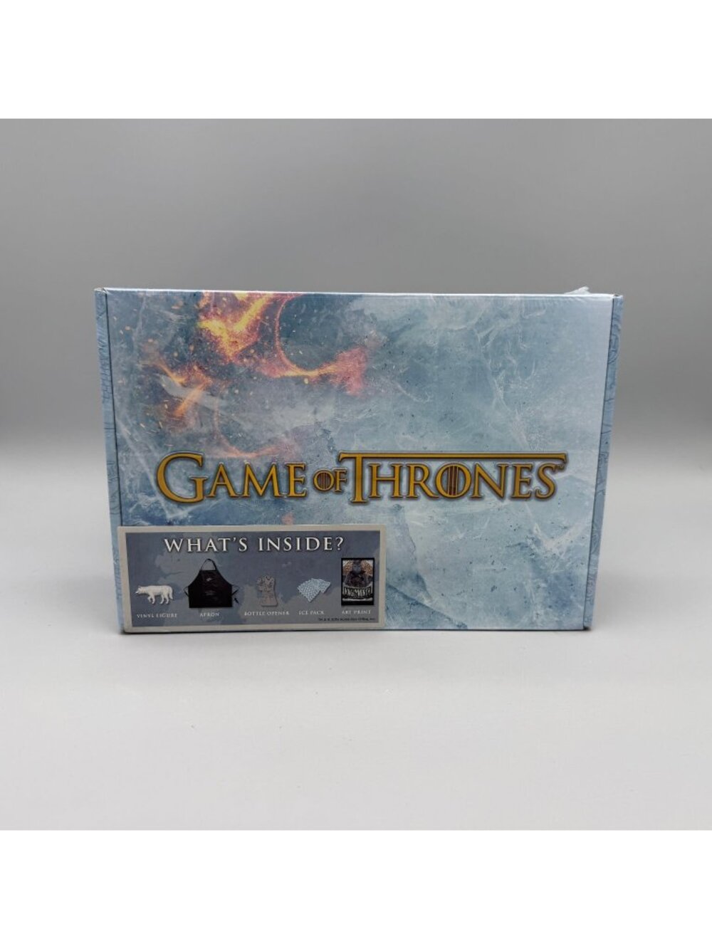 Game of Thrones Winter Box CultureFly HBO Mystery Crate Vinyl Figure Apron New